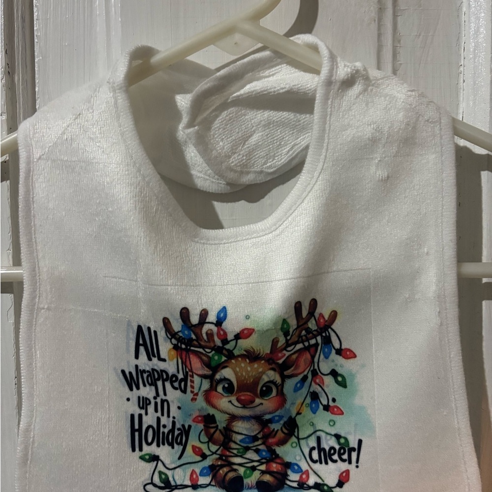 Holiday Cheer Baby Bib